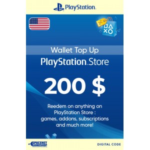 PSN Card $200 USD [US]